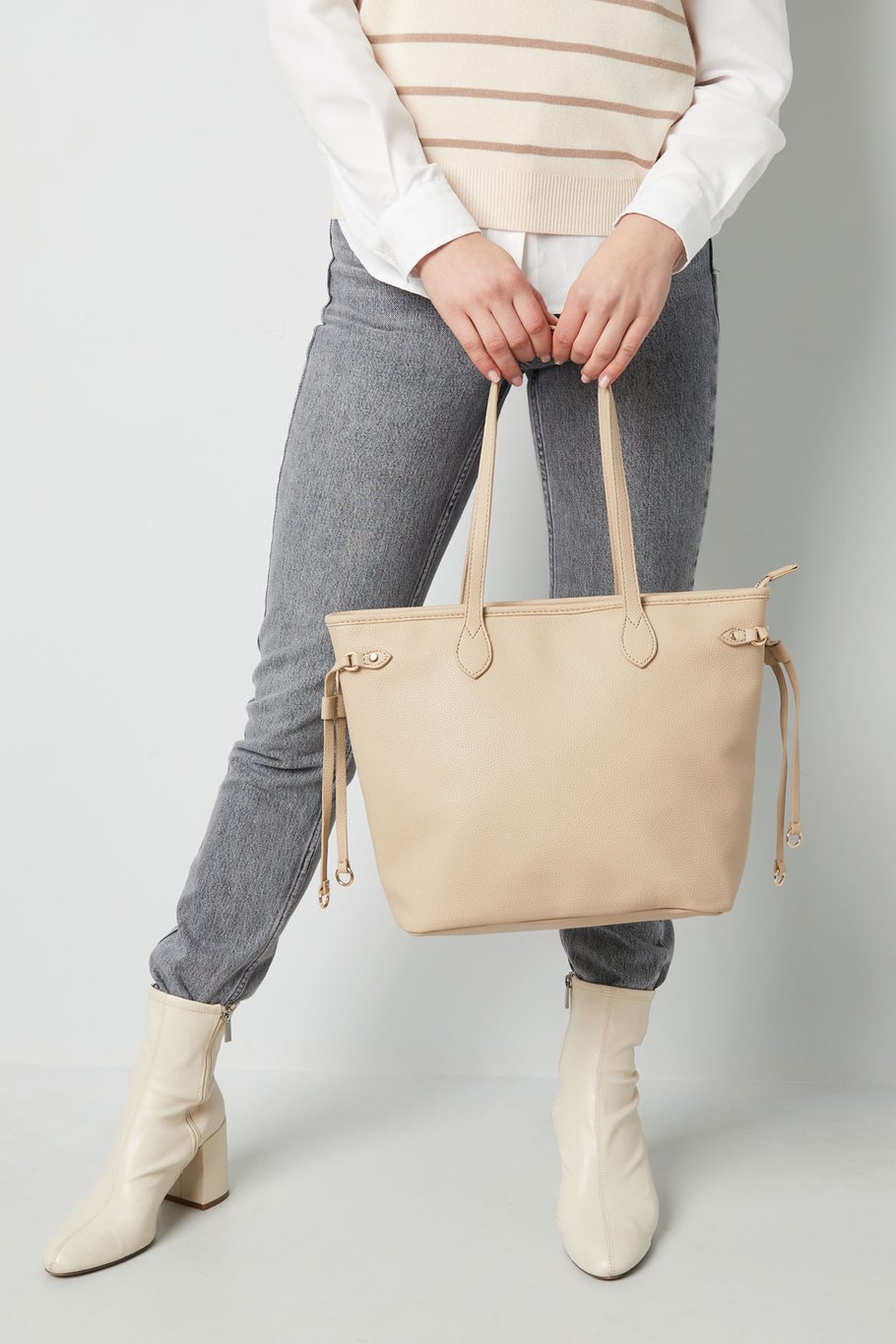Handtasche mit Riemen - blau Bild2